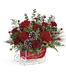 Vintage Sleigh Ride Bouquet from Mona's Floral Creations, local florist in Tampa, FL